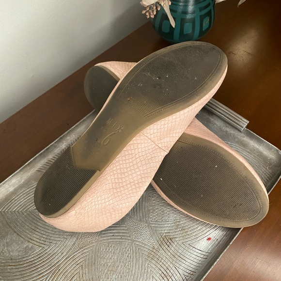 Mix6 baby pink ballet flats snake embossed 💕🐍 - Picture 3 of 5